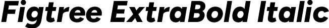 Figtree ExtraBold Italic font - Figtree-ExtraBoldItalic.otf