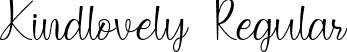 Kindlovely Regular font - Kindlovely.ttf