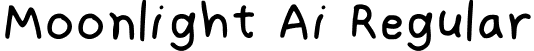 Moonlight Ai Regular font - MoonlightAi-Regular.ttf