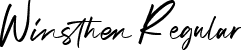 Winsthen Regular font - Winsthen.ttf