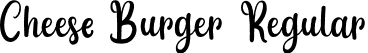 Cheese Burger Regular font - Cheese Burger.otf