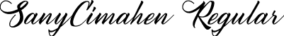 SanyCimahen Regular font - SanyCimahen.ttf