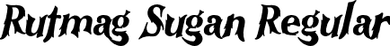 Rutmag Sugan Regular font - Rutmag Sugan.otf