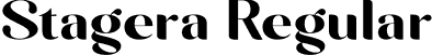 Stagera Regular font - stagera-pkbrg.otf