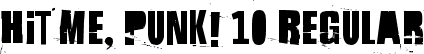 Hit me, punk! 10 Regular font - Hit me, punk! 10.ttf