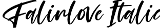 Falinlove Italic font - Falinlove Italic.otf