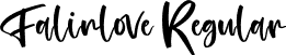 Falinlove Regular font - Falinlove.ttf