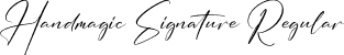 Handmagic Signature Regular font - Handmagic Signature.otf