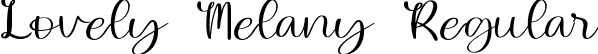 Lovely Melany Regular font - Lovely Melany Regular.ttf