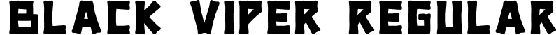 BLACK VIPER Regular font - Black Viper.otf