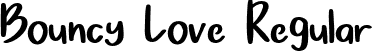 Bouncy Love Regular font - Bouncy Love.ttf