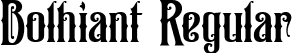 Bolhiant Regular font - Bolhiant.ttf