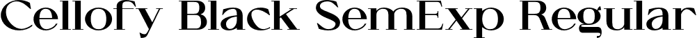 Cellofy Black SemExp Regular font - Cellofy-BlackSemiExpanded.otf