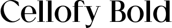 Cellofy Bold font - Cellofy-Bold.otf