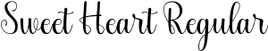 Sweet Heart Regular font - Sweety Heart Otf.otf