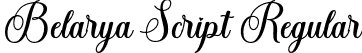 Belarya Script Regular font - Belarya-Script.otf