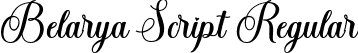 Belarya Script Regular font - Belarya-Script.ttf