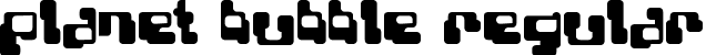 Planet Bubble Regular font - PLANB___.TTF