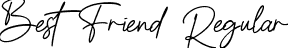 Best Friend Regular font - Best Friend.otf