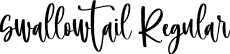 swallowtail Regular font - swallowtail.ttf