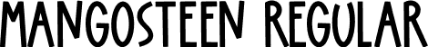 Mangosteen Regular font - Mangosteen.otf