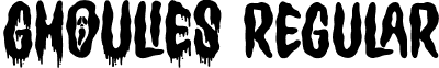 Ghoulies Regular font - Ghoulies.ttf