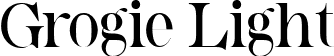 Grogie Light font - Grogie Light,ttf.ttf