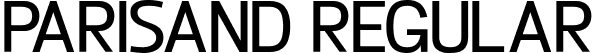 Parisand Regular font - Parisand.otf