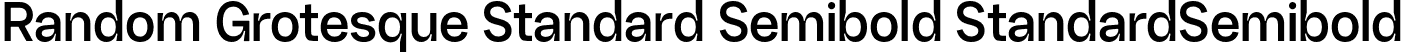 Random Grotesque Standard Semibold StandardSemibold font - RG-StandardSemibold.otf