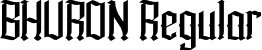 BHURON Regular font - BHURONpersonaluse.otf