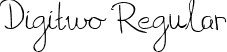 Digitwo Regular font - Digitwo-Regular.220222-2109.ttf