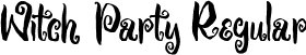 Witch Party Regular font - Witch Party.ttf