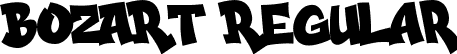 BOZART Regular font - BOZART.ttf