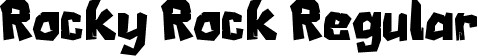 Rocky Rock Regular font - Rocky Rock.ttf