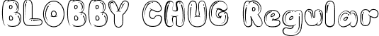 BLOBBY CHUG Regular font - BLOBBYCHUG.ttf