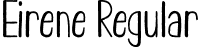 Eirene Regular font - Eirene.otf