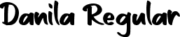 Danila Regular font - Danila.ttf