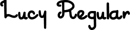 Lucy Regular font - Lucy.otf