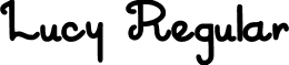 Lucy Regular font - Lucy.ttf