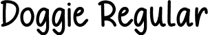 Doggie Regular font - Doggie.otf