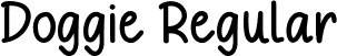 Doggie Regular font - Doggie.ttf