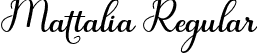 Mattalia Regular font - Mattalia.otf