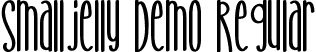 Smalljelly Demo Regular font - SmalljellyDemoRegular.ttf