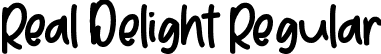 Real Delight Regular font - Real Delight.ttf