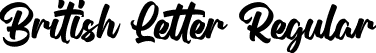 British Letter Regular font - BritishLetter-VG6qy.ttf