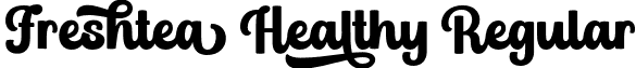 Freshtea Healthy Regular font - Freshtea Healthy.otf