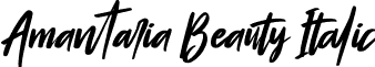 Amantaria Beauty Italic font - Amantaria Beauty Italic.otf