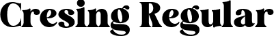 Cresing Regular font - CresingRegular-ZV6Jq.ttf