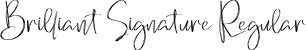 Brilliant Signature Regular font - Brilliant Signature.ttf