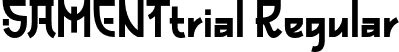 SAMENTtrial Regular font - SAMENTtrial.otf